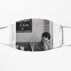 Rex Orange County Face Masks - Rex Orange County black Flat Mask RB2307
