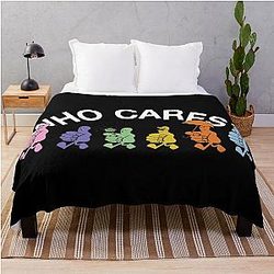 Rex Orange County Blanket - Rex Orange County Merch Who Cares Throw Blanket RB2307