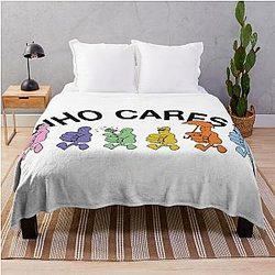 Rex Orange County Blanket - Rex Orange County Merch Who Cares Throw Blanket RB2307