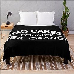 Rex Orange County Blanket - Rex Orange County Merch Who Cares Throw Blanket RB2307