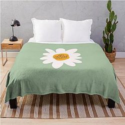 Rex Orange County Blanket - Rex Orange County Who Cares  FLOWER Throw Blanket RB2307
