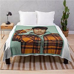 Rex Orange County Blanket - Rex Orange County grey Throw Blanket RB2307