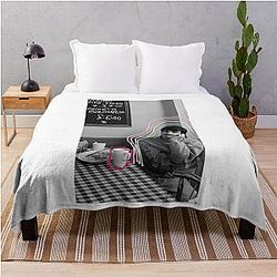 Rex Orange County Blanket - Rex Orange County black Throw Blanket RB2307