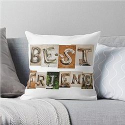 Rex Orange County Pillows - Rex Orange County  Best Friend Album Cover Throw Pillow RB2307