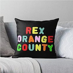 Rex Orange County Pillows - Rex Orange County Throw Pillow RB2307