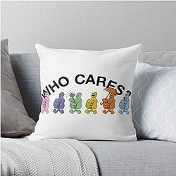 Rex Orange County Pillows - Rex Orange County Merch Who Cares Throw Pillow RB2307