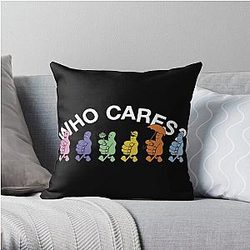 Rex Orange County Pillows - Rex Orange County Merch Who Cares Throw Pillow RB2307