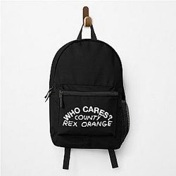 Rex Orange County Backpacks - Rex Orange County Merch Who Cares Backpack RB2307