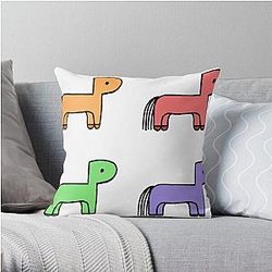 Rex Orange County Pillows - Rex Orange County Ponies Throw Pillow RB2307