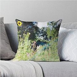 Rex Orange County Pillows - Rex OC  Sunflower Album Cover Throw Pillow RB2307