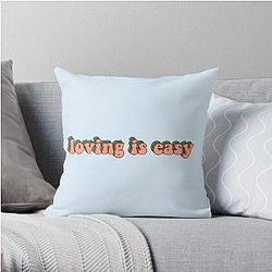 Rex Orange County Pillows - Loving Is Easy Rex Orange County Throw Pillow RB2307