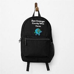 Rex Orange County Backpacks - Rex Orange County Who Cares Classic T-shirt, Men &amp; Women T-shirt Backpack RB2307