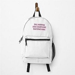 Rex Orange County Backpacks - No Nothing Else Could Ever Feel That Way  Rex Orange County  Backpack RB2307