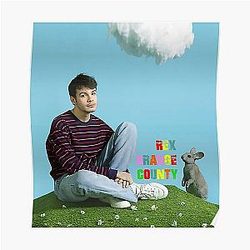 Rex Orange County Posters - Fourred Rex Black County The Pony Poster RB2307