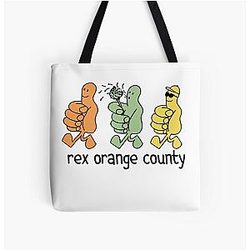 Rex Orange County Bags - Sunflower Rex Orange County Tour  All Over Print Tote Bag RB2307