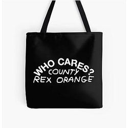 Rex Orange County Bags - Rex Orange County Merch Who Cares All Over Print Tote Bag RB2307