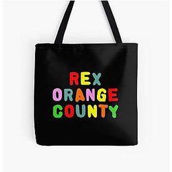 Rex Orange County Bags - Rex Orange County Logo All Over Print Tote Bag RB2307