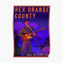 Rex Orange County Posters - Rex Orange County poster design Poster RB2307