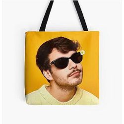Rex Orange County Bags - Rex Orange County with glass All Over Print Tote Bag RB2307