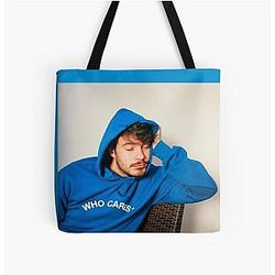 Rex Orange County Bags - Rex Orange  blue Who Cares All Over Print Tote Bag RB2307