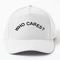 Rex Orange County Hats &amp; Caps - Rex Orange County Merch Who Cares Baseball Cap RB2307