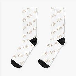 Rex Orange County Socks - Pony Rex Orange County Orange Socks RB2307
