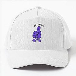 Rex Orange County Hats &amp; Caps - Rex Orange County Who Cares purple Baseball Cap RB2307