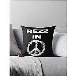 Rezz In Peace - Hauntingly Beautiful Tribute to Rezz Throw Pillow