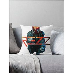 REZZ Sticker Throw Pillow