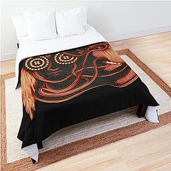 rezz malaa art gift logo criminals Comforter