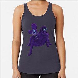 deadmau5 rezz Hypnocurrency art Racerback Tank Top