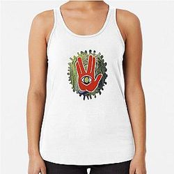 Rezz Eye Red Racerback Tank Top