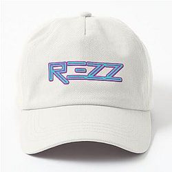 Rezz pink and blue lasers design Dad Hat