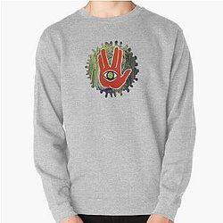 Rezz Eye Red Pullover Sweatshirt