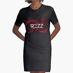 rr11 rezz Graphic T-Shirt Dress