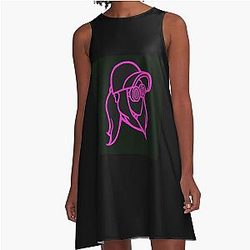 Rezz Logo  A-Line Dress