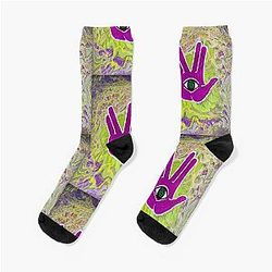 Rezz Eye Purple Socks