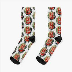 Rezz Eye Red Socks
