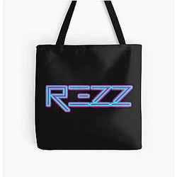 Rezz pink and blue lasers design All Over Print Tote Bag