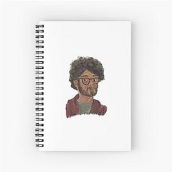 Richard Ayoade Digital Spiral Notebook