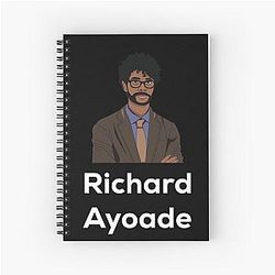 Richard Ayoade - White Spiral Notebook