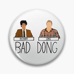 Bad, Richard Ayoade & Greg Davies Pin