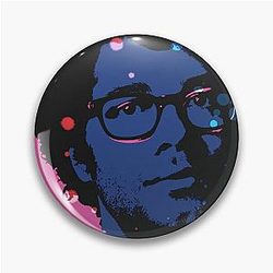 Richard Ayoade Pop Art Pin