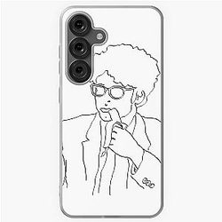 Richard Ayoade Outline Samsung Galaxy Soft Case
