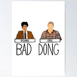 Bad, Richard Ayoade & Greg Davies Poster
