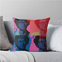 Richard Ayoade Pop Art Throw Pillow