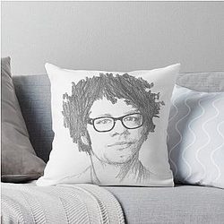 Richard Ayoade Sketch Throw Pillow