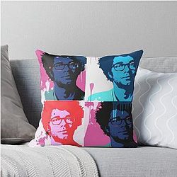 Richard Ayoade Pop Art Throw Pillow