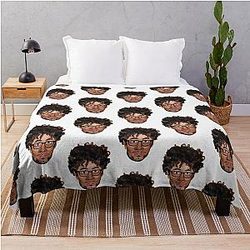 Richard Ayoade Painting Throw Blanket