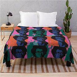 Richard Ayoade Pop Art Throw Blanket
